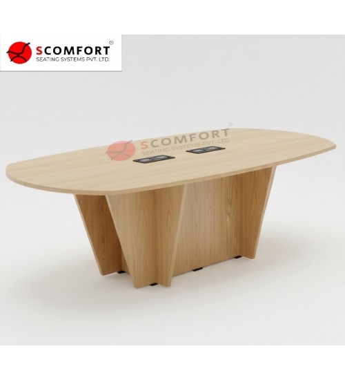  Scomfort SC-CON 5 Stylish Wooden Meeting Table for Modern Offices